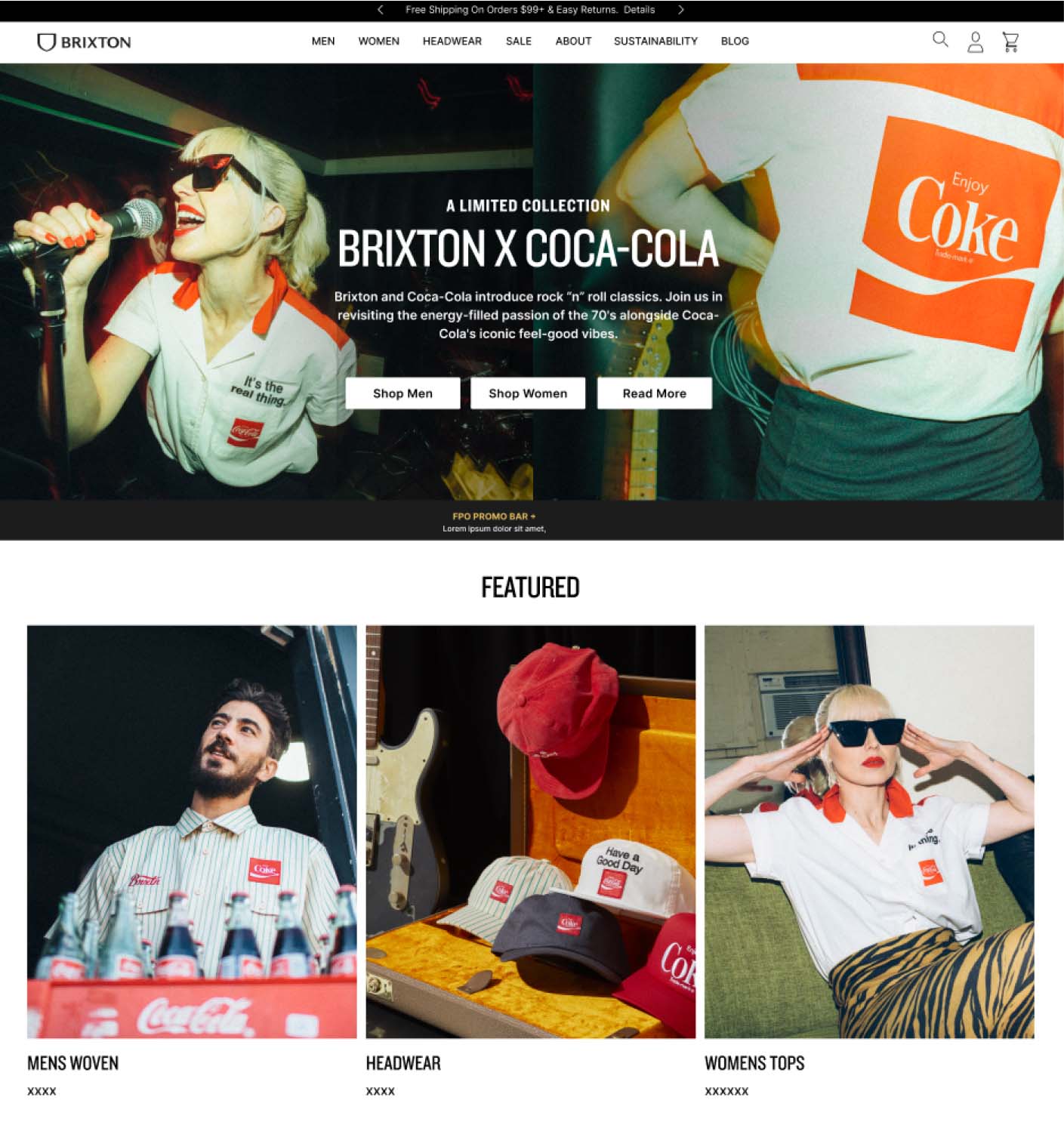 Brixton homepage — desktop