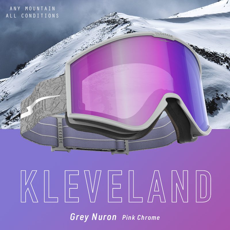 Electric Kleveland paid ad — Grey Nuron / Pink Chrome