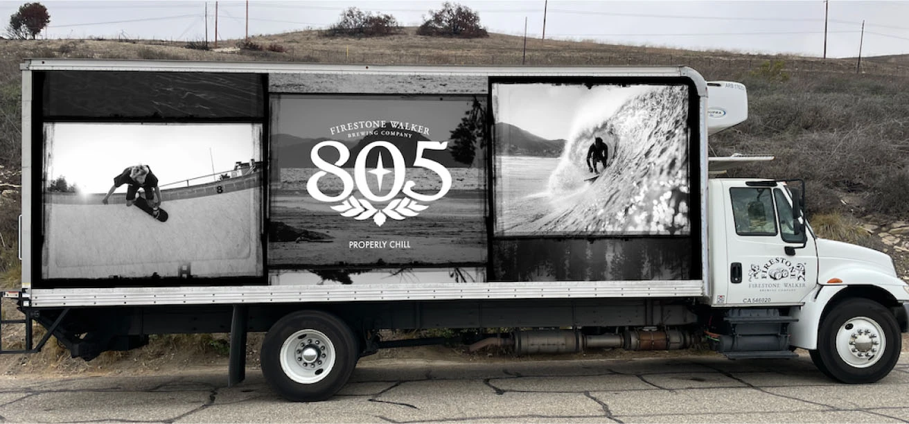 Direction 1 — side wrap installed