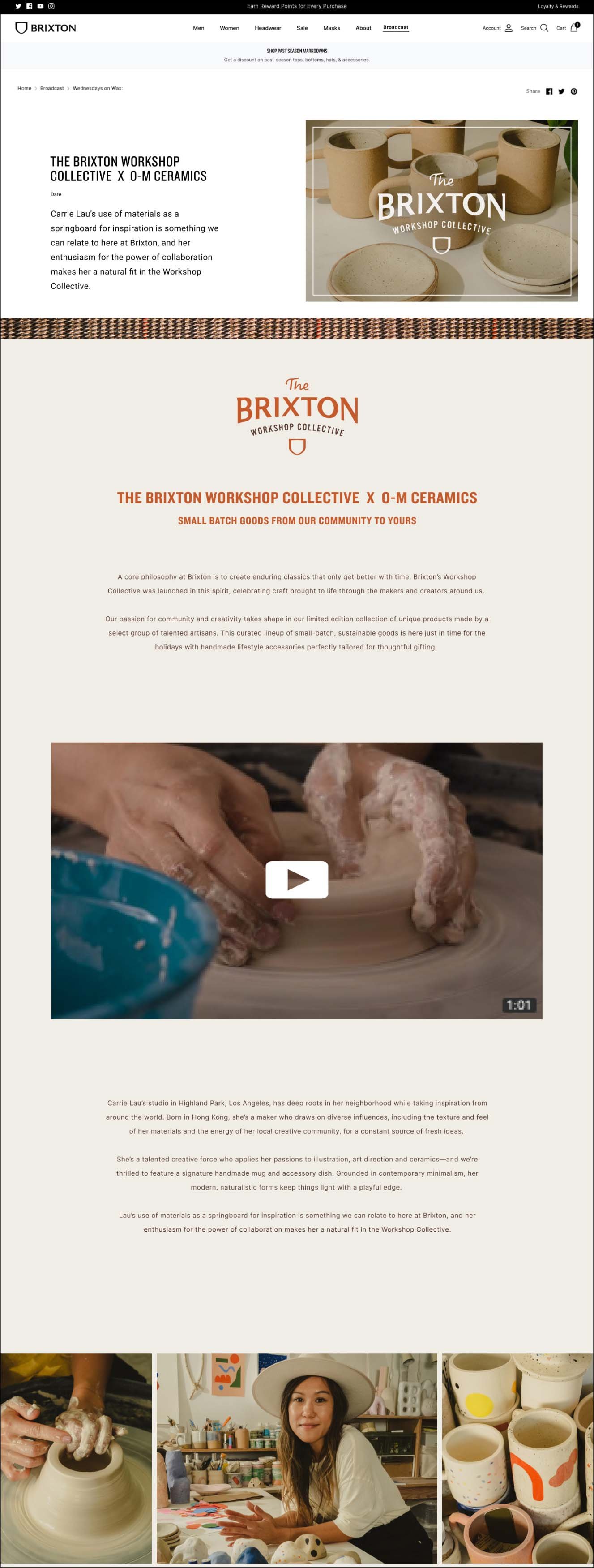 O-M Ceramics maker feature