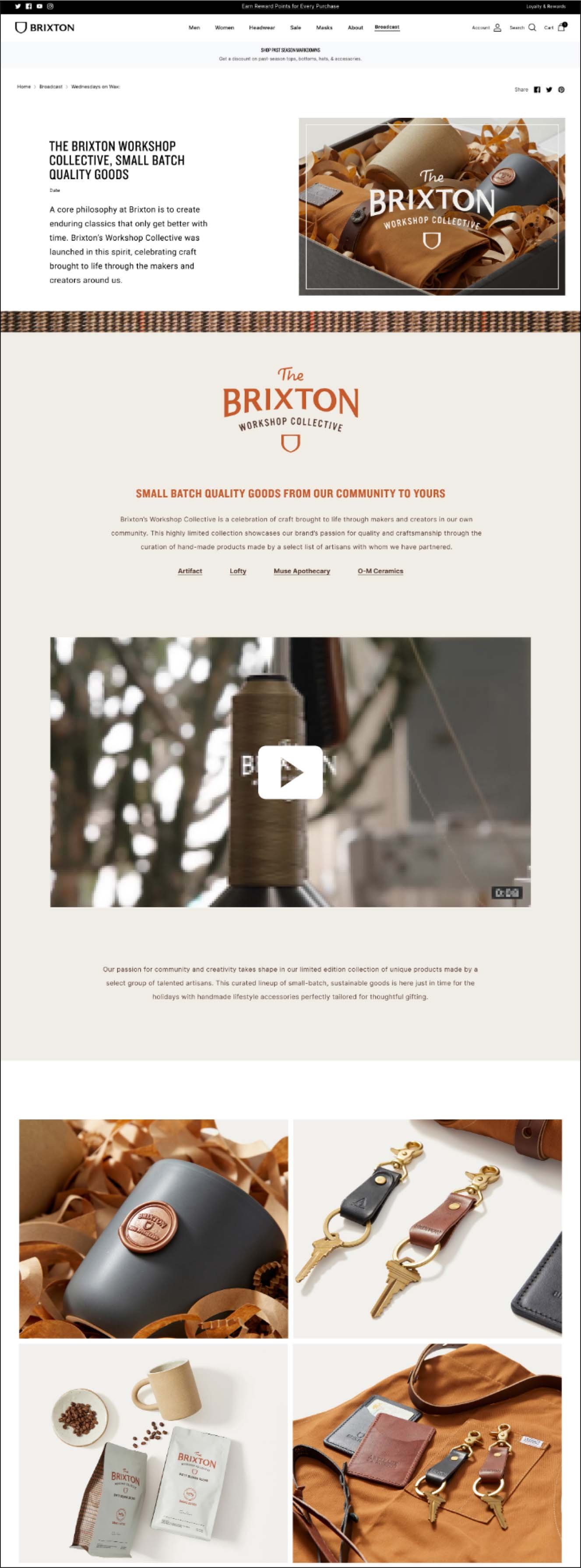 Workshop Collective Broadcast story — desktop